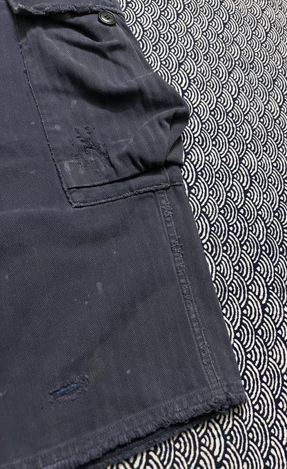 visvim 20SS Splatter Distressed Cargo Shorts
