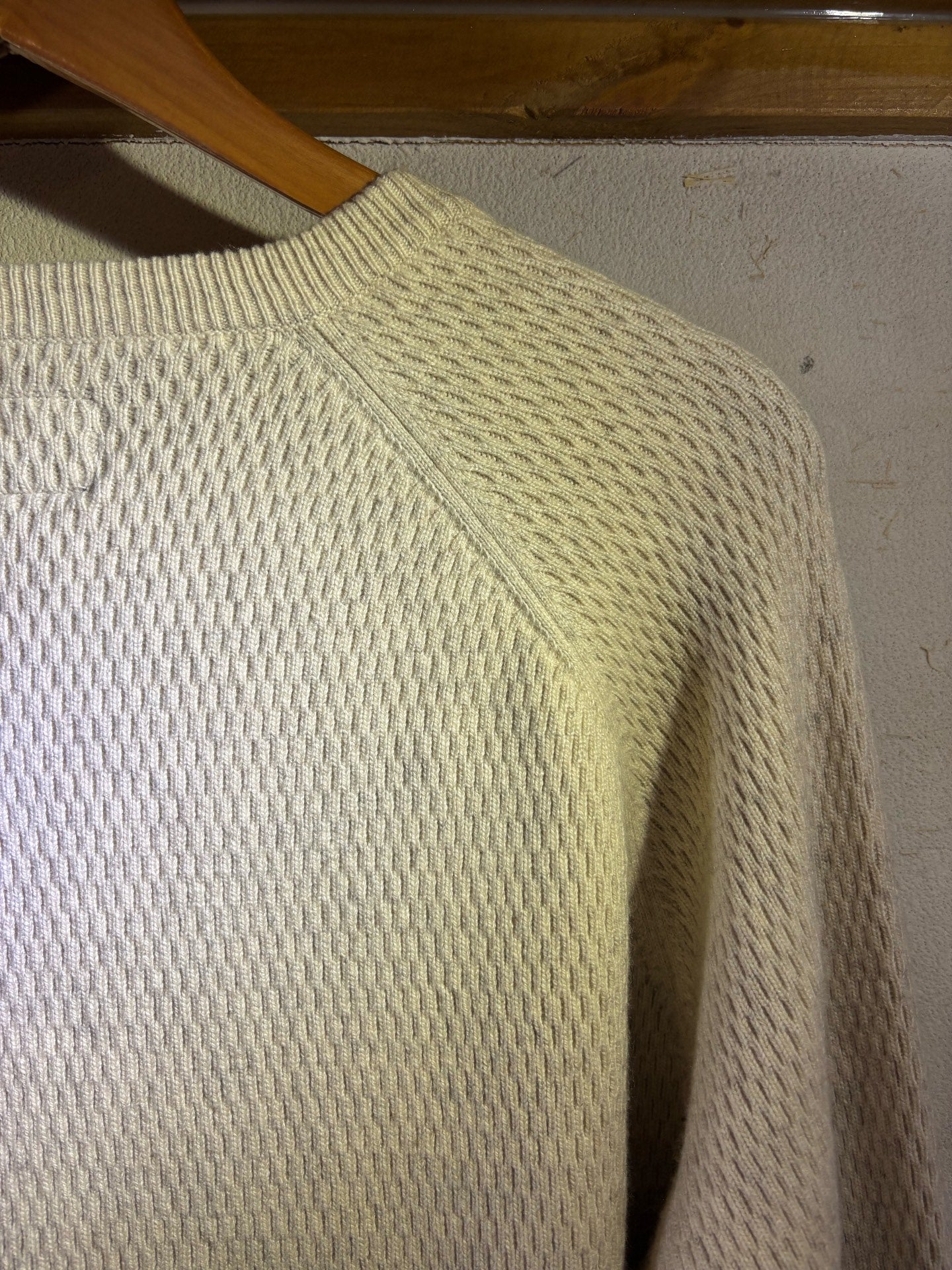 Beams Plus Yak Wool Blend Waffle Long Sleeve