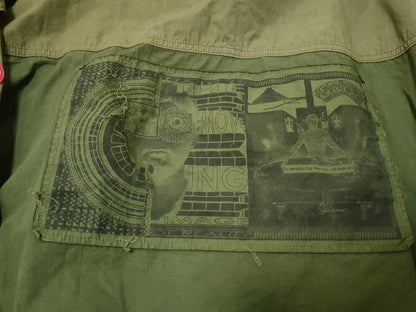 cavempt lightweight pullover jacket in green