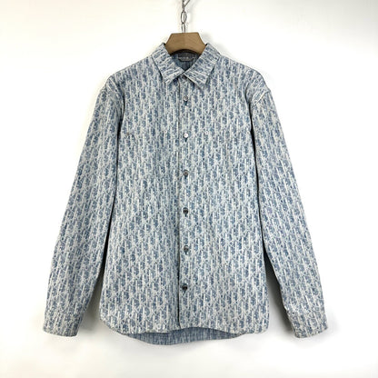 Dior Men's Monogram Logo Denim Jacket