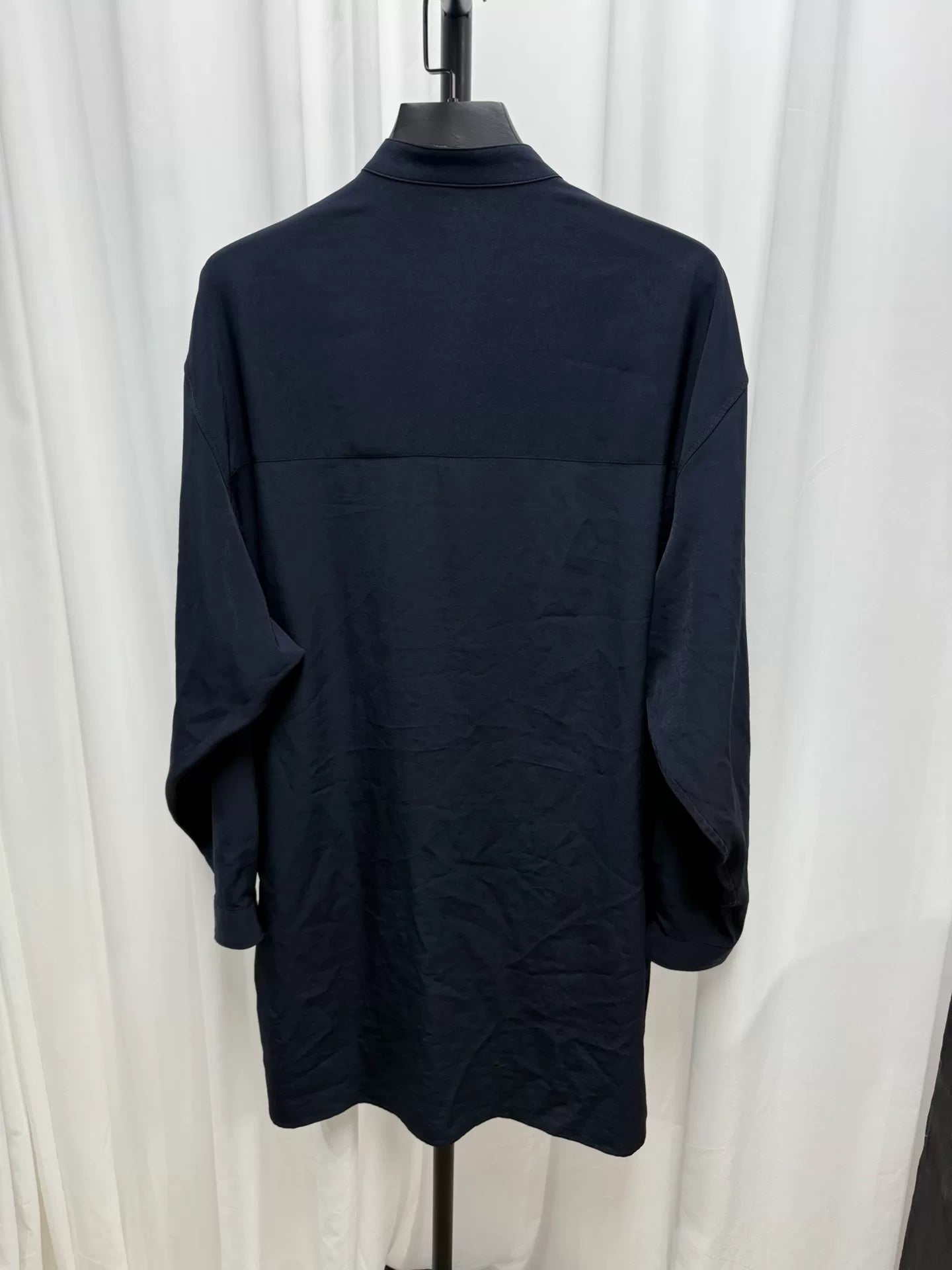 embroidered silk shirt by yohji yamamoto