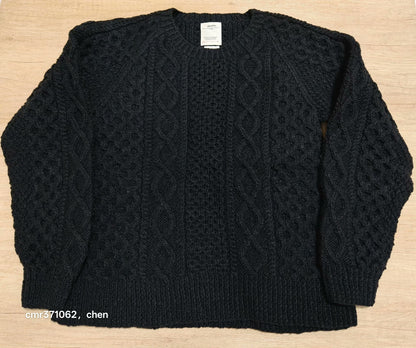 VISVIM 19AW GALWAY CREW HAND-KNIT