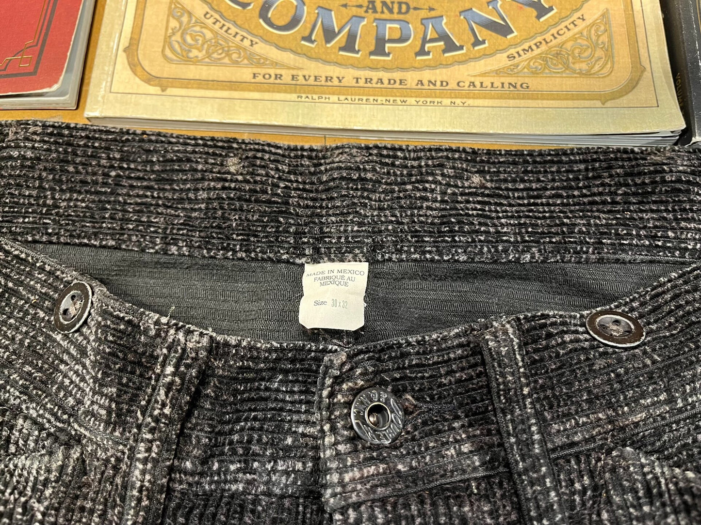 RRL Corduroy Patch Casual Pants