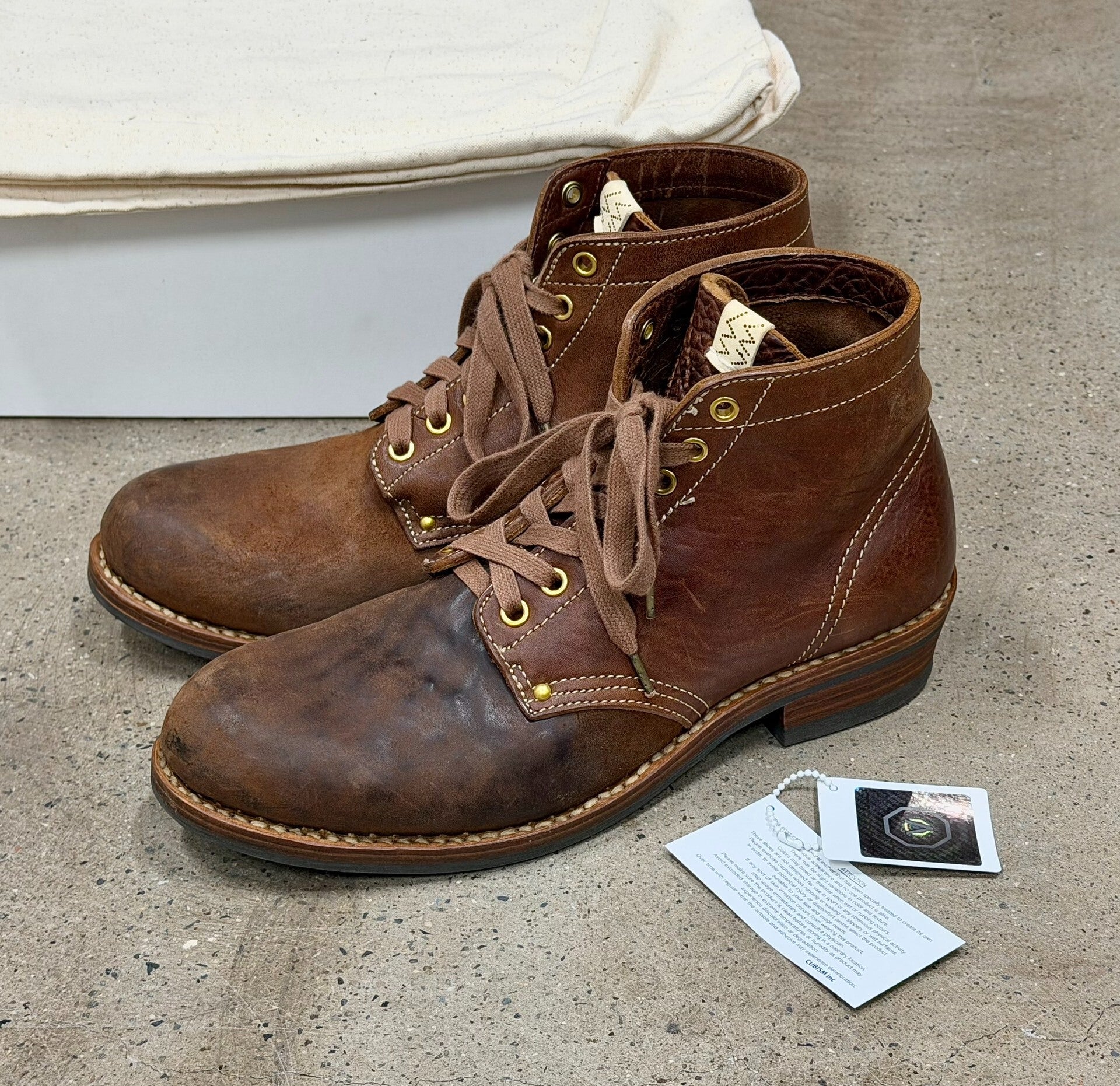 Visvim Brigadier Boots Folk Brown