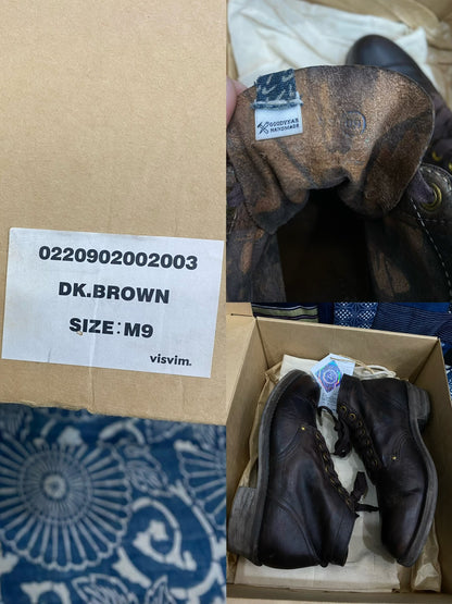 visvim 20AW ICT Brigadier Boots Dark Brown