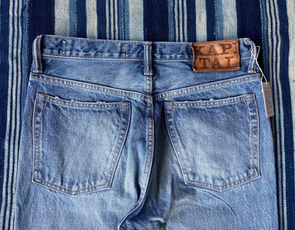 kapital 14oz denim monkey cisco pants
