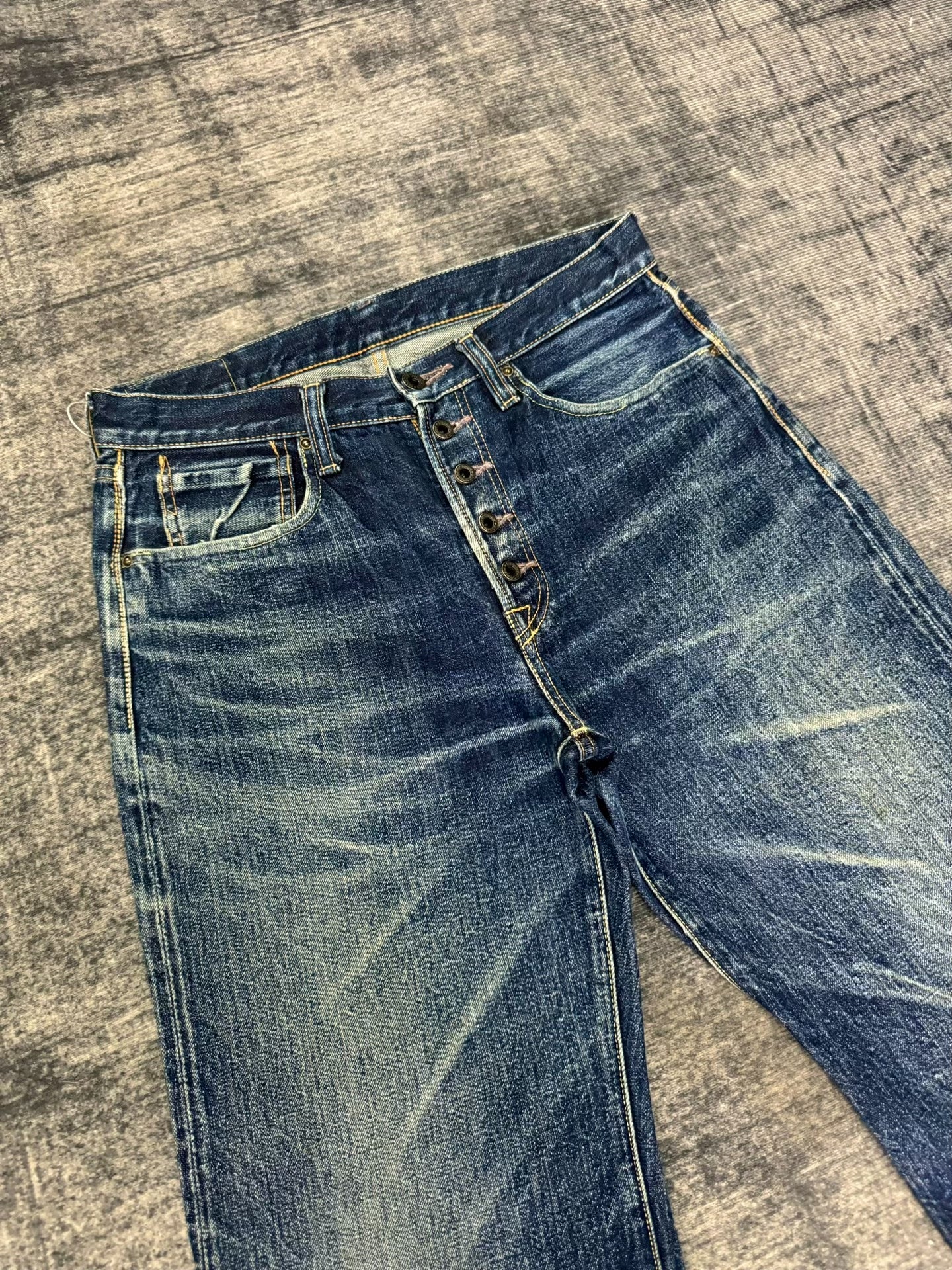 Vintage KAPITAL Washed Blue Jeans