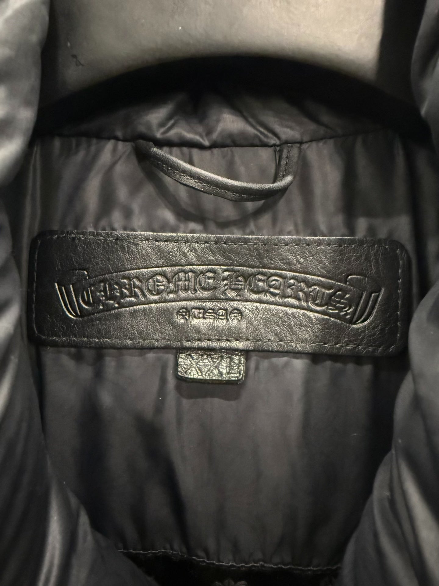Chrome Hearts Vintage Black Down Jacket