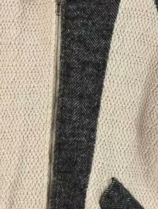 Yohji Yamamoto Spliced Sweater Coat