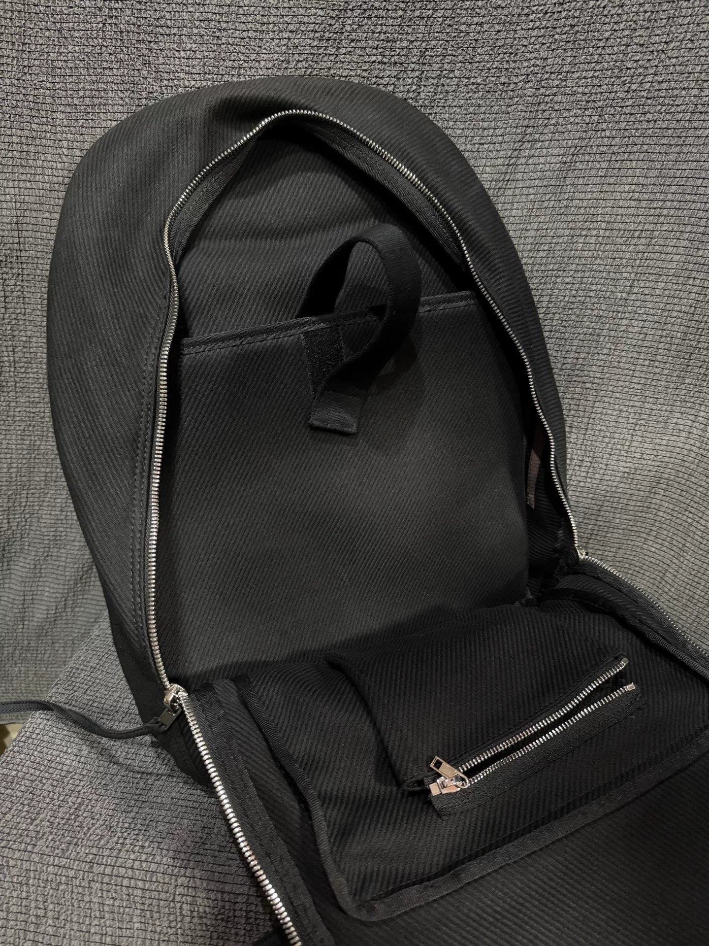 rick owens embroidered backpack bag