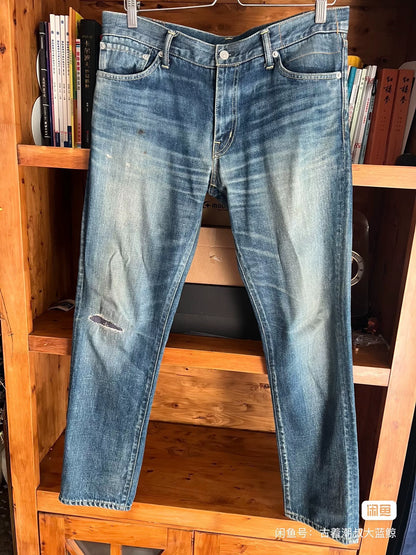visvim distressed denim pants for stylish looks