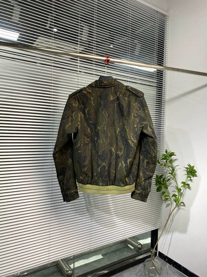 Saint Laurent Camouflage Biker Jacket