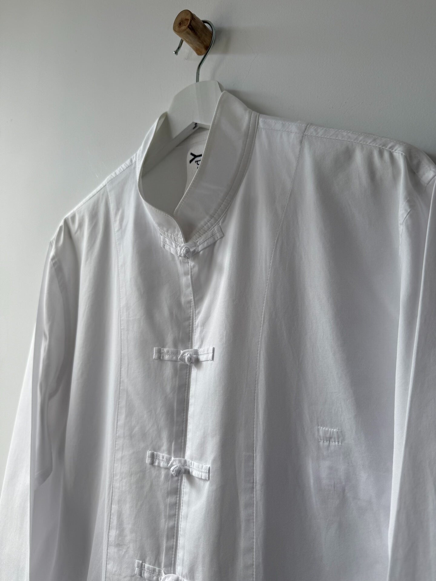 Yohji Yamamoto White Button-Up Shirt