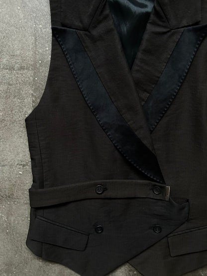 Alexander McQueen 2001aw Black Vest