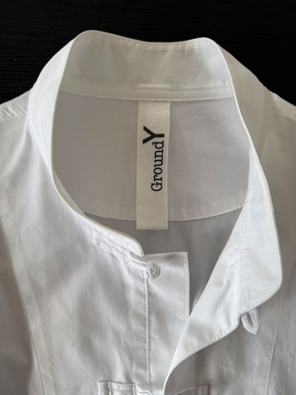 Yohji Yamamoto White Button-Up Shirt