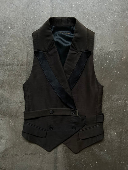 Alexander McQueen 2001aw Black Vest