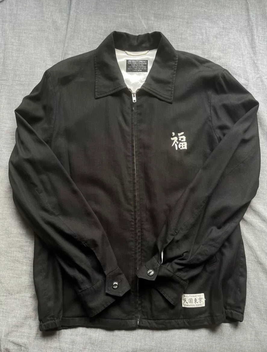 wacko maria embroidered jacket with unique design