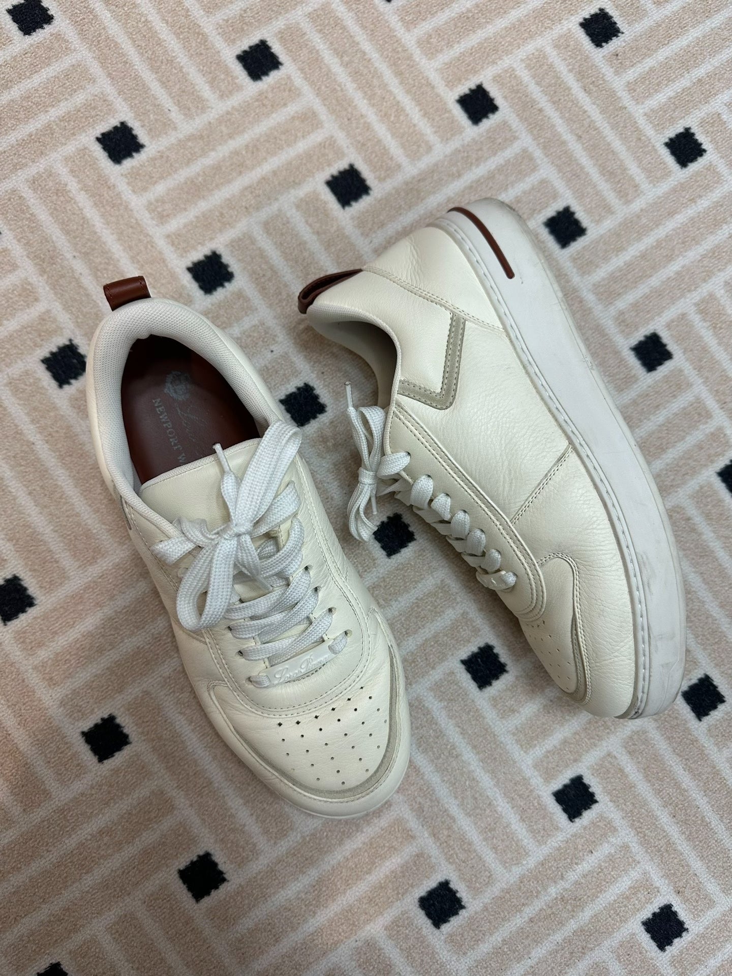 Loro Piana Newport Men's Low-Top Sneakers