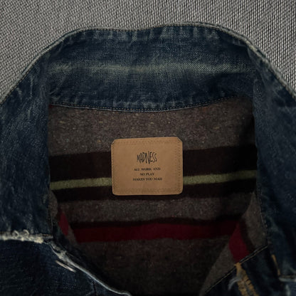 wool-lined denim jacket by Madness