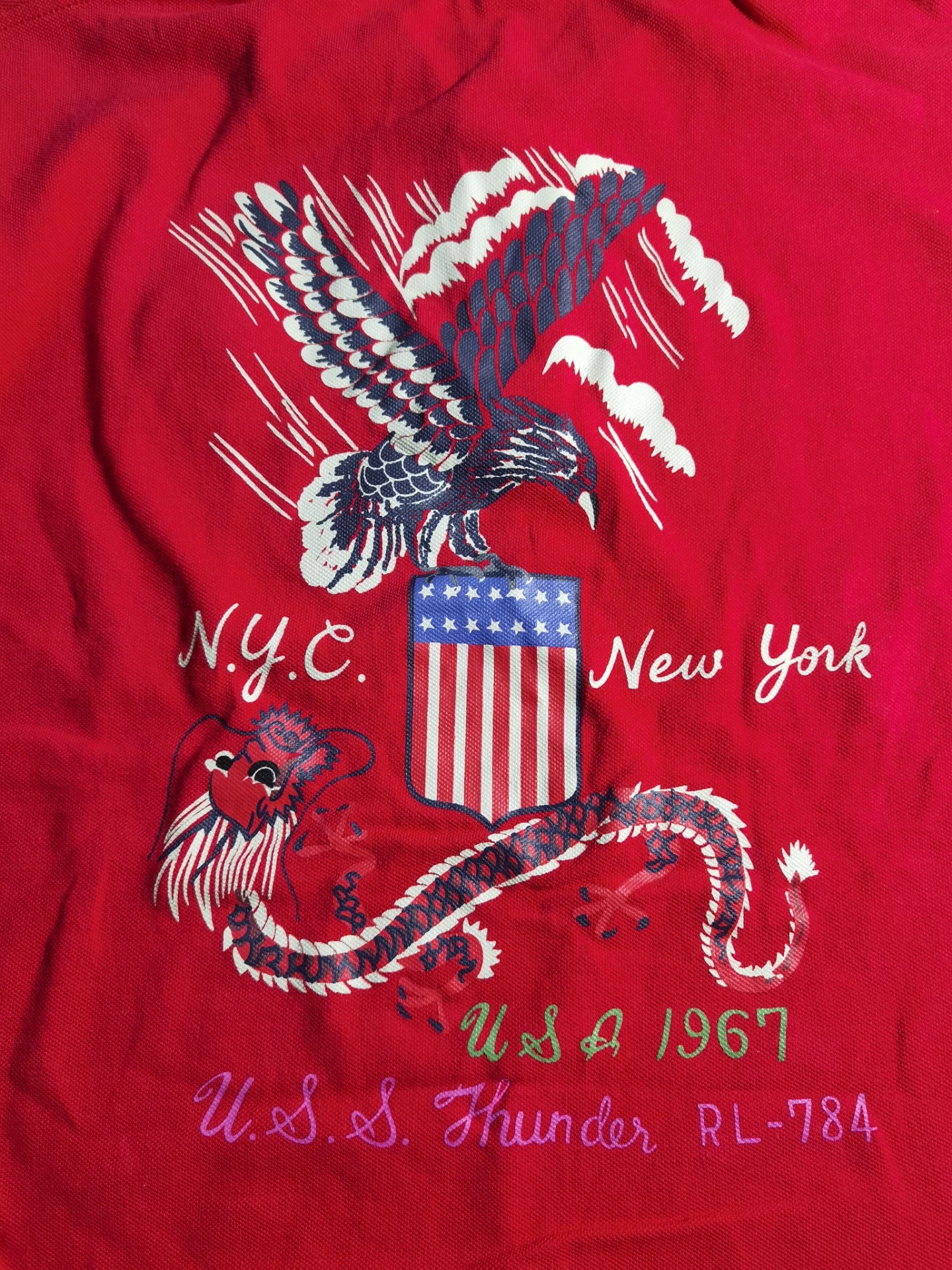 Ralph Lauren Vintage Dragon Eagle Tee