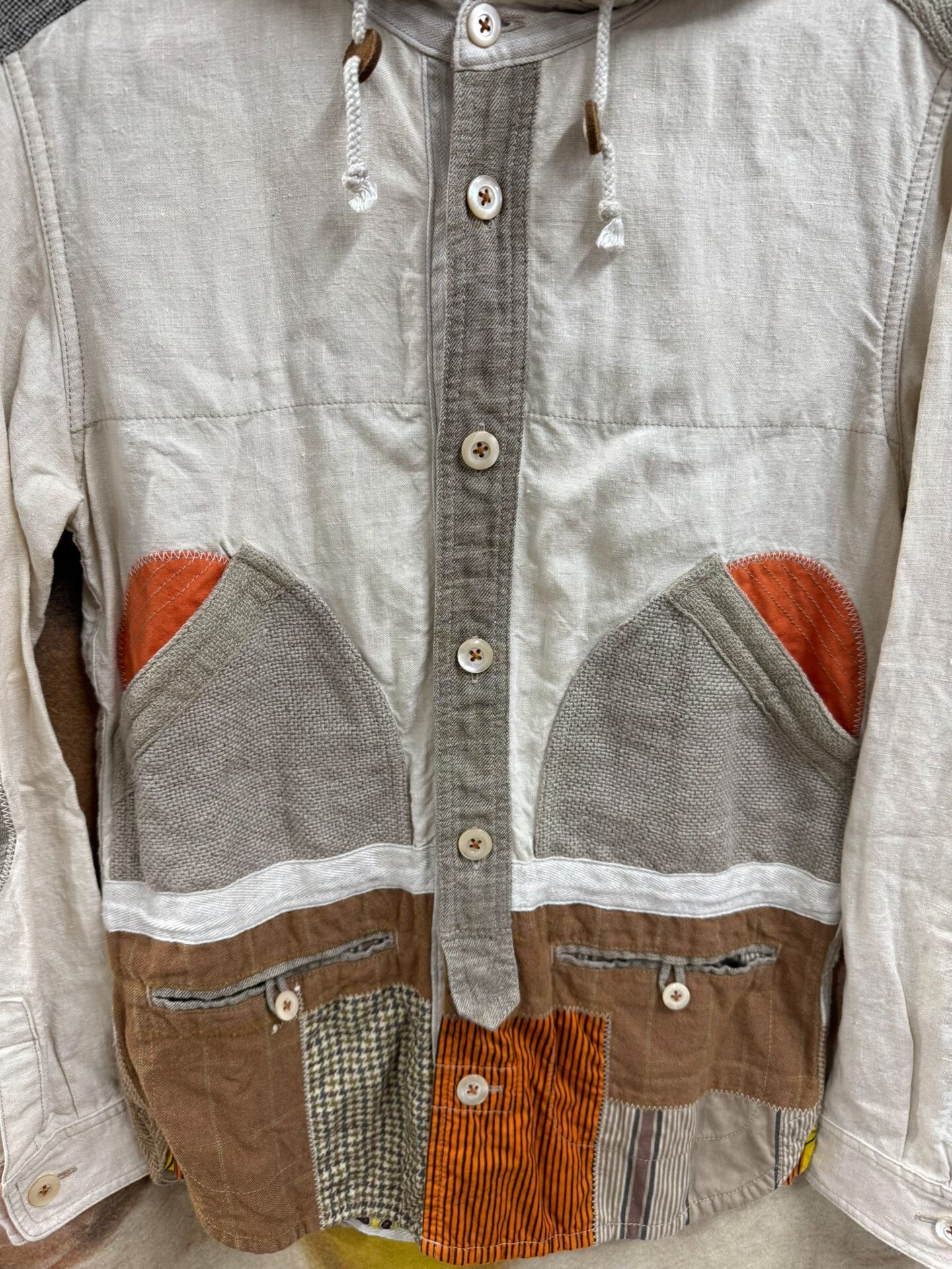 Junya Watanabe Patchwork Linen Jacket Size S