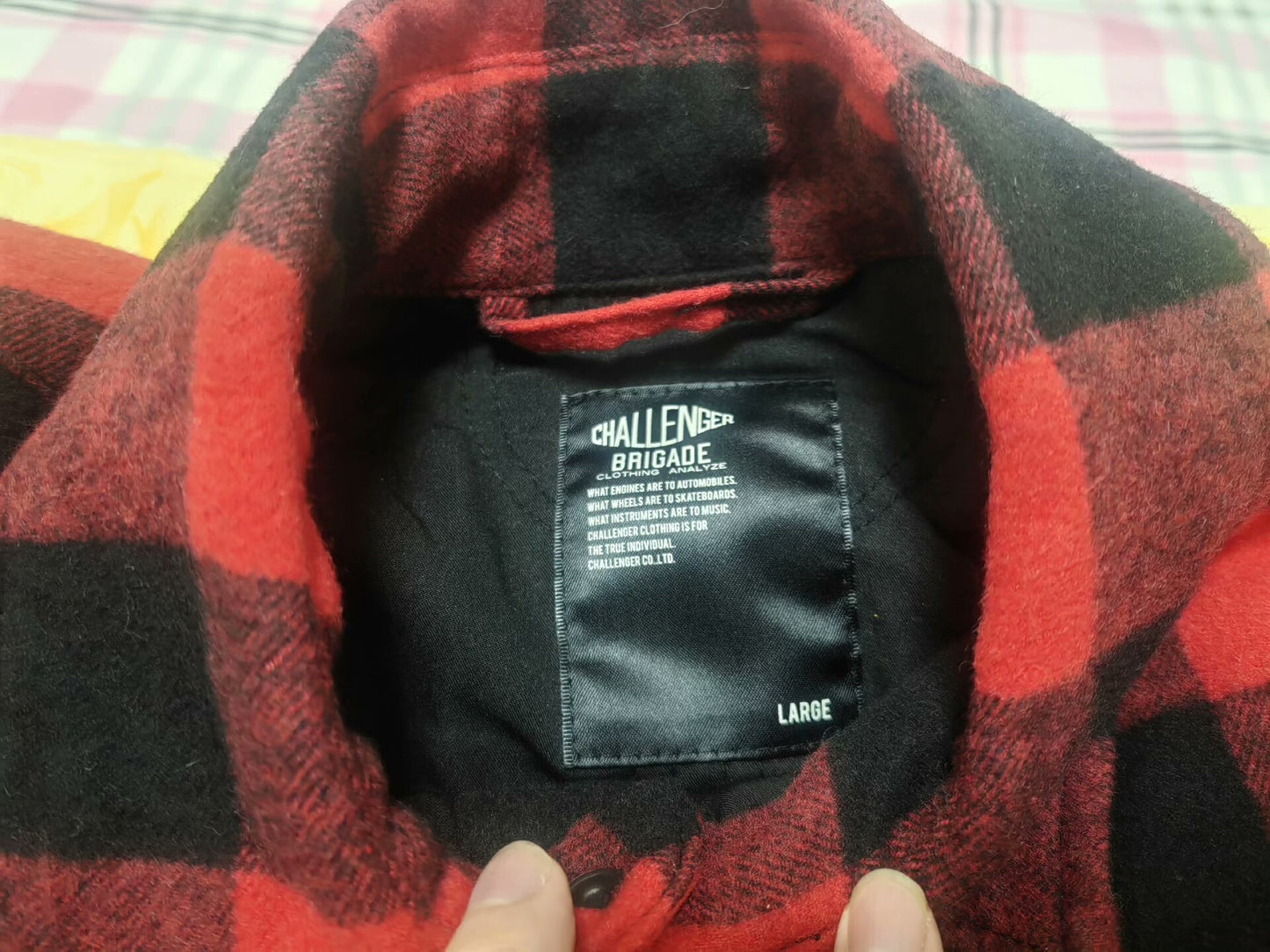 challenger buffalo plaid flannel shirt