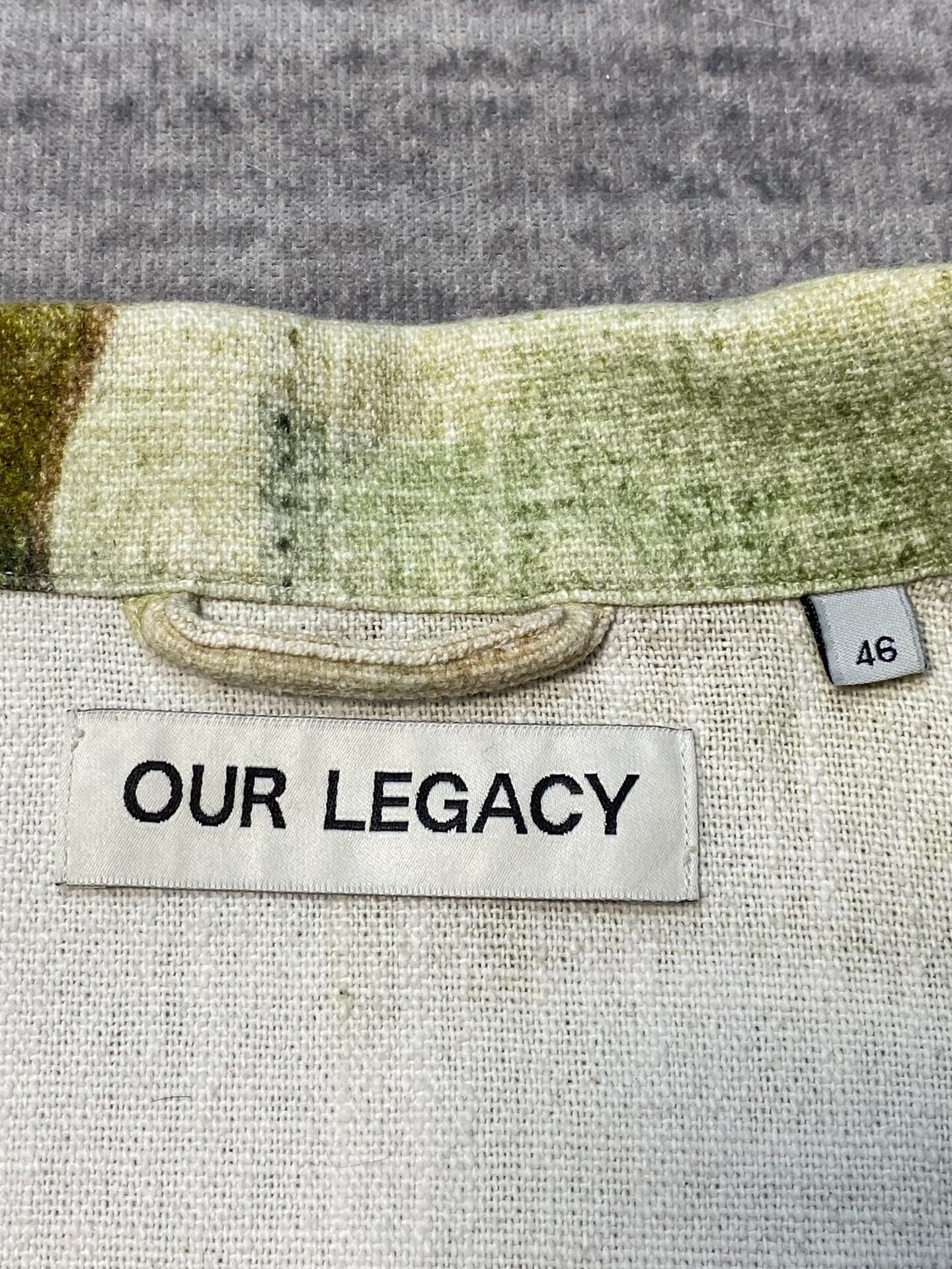 Our Legacy Camouflage Short Sleeve Shirt