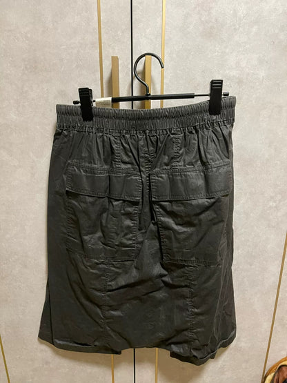 rick owens unique fabric shorts for three seasons