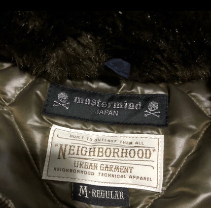neighborhood mastermind japan b-9 jacket navy