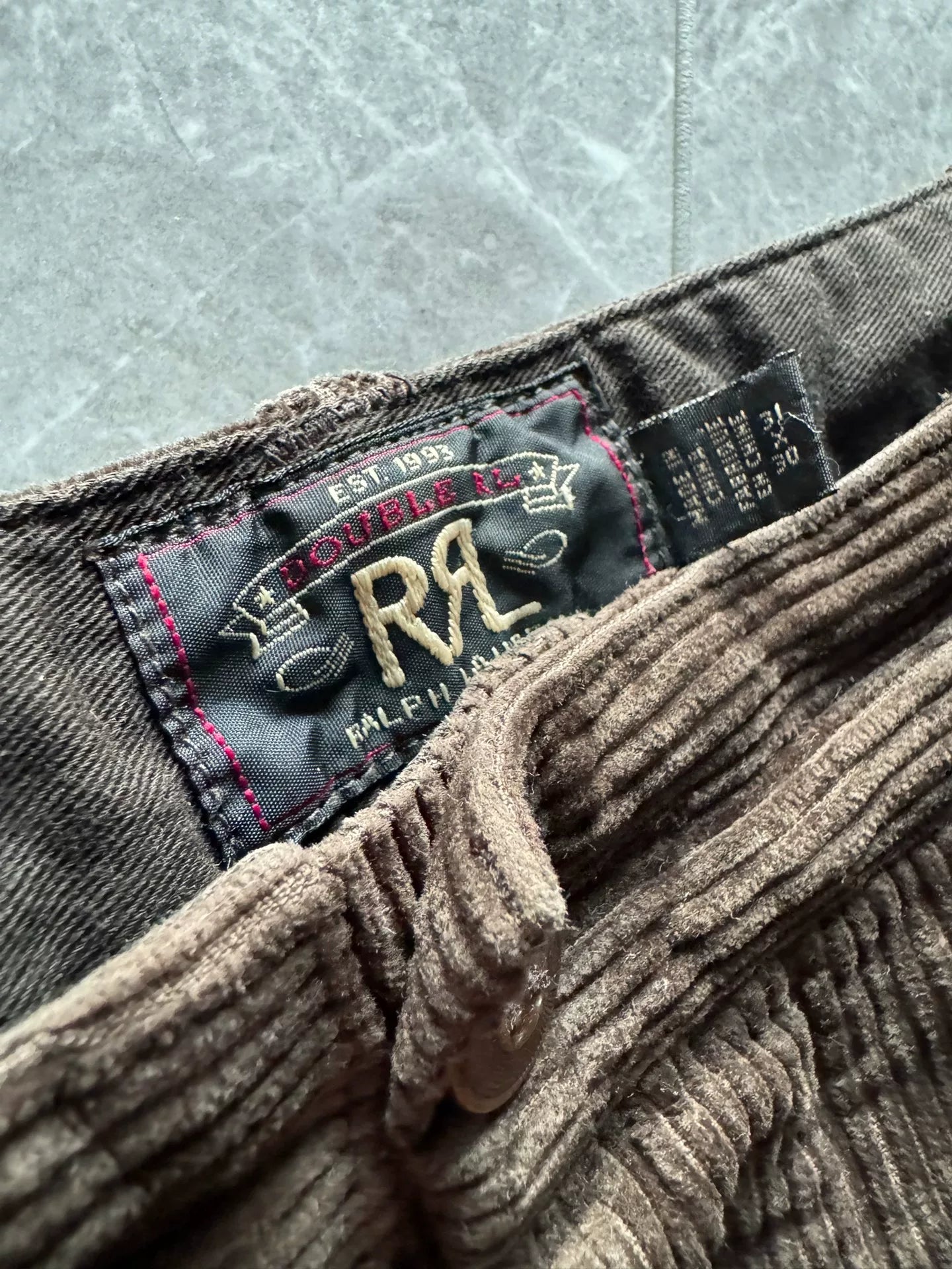 RRL Corduroy Straight Leg Pants