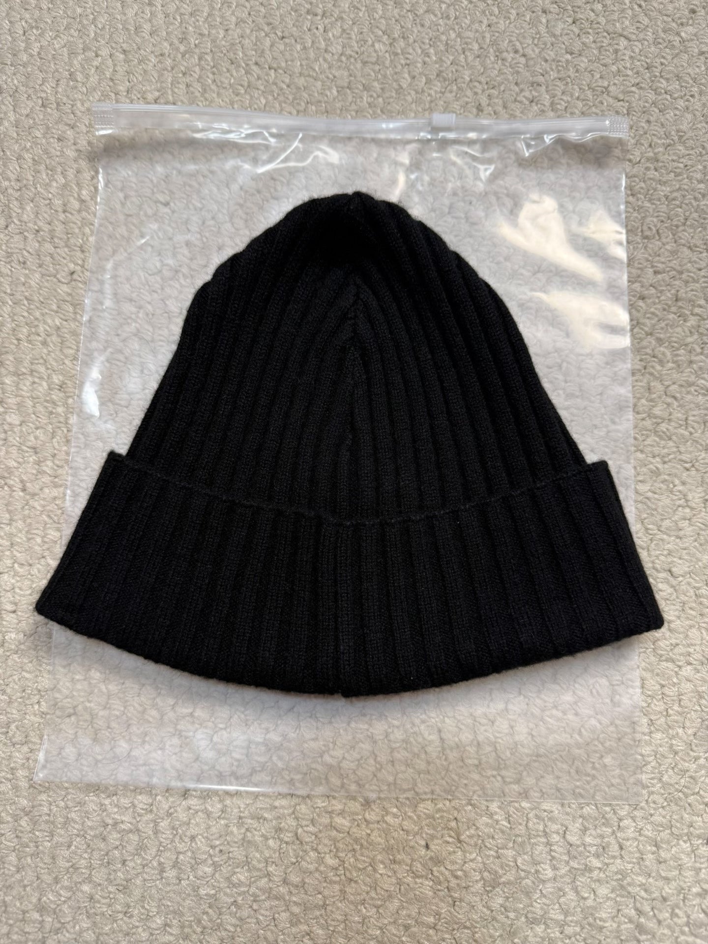 Chrome Hearts Cross Patch Black Cashmere Beanie