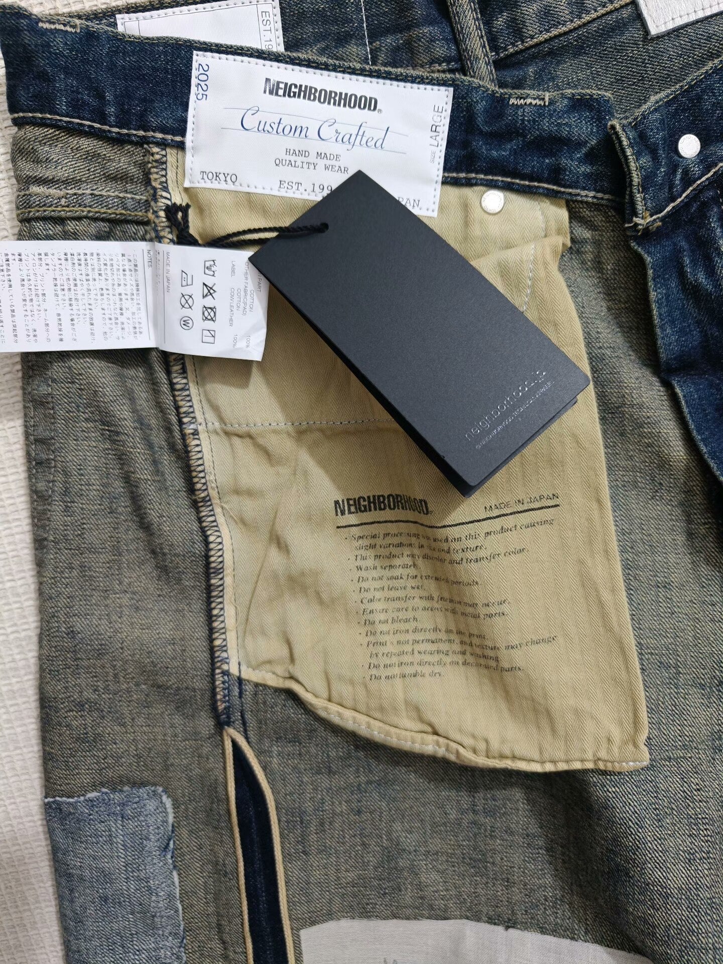 NEIGHBORHOOD SAVAGE DENIM DP WIDE PANTS