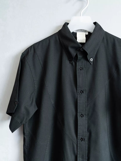 Yohji Yamamoto Black Short Sleeve Shirt