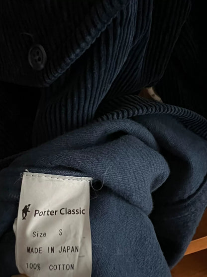 porter classic blue corduroy hunting jacket
