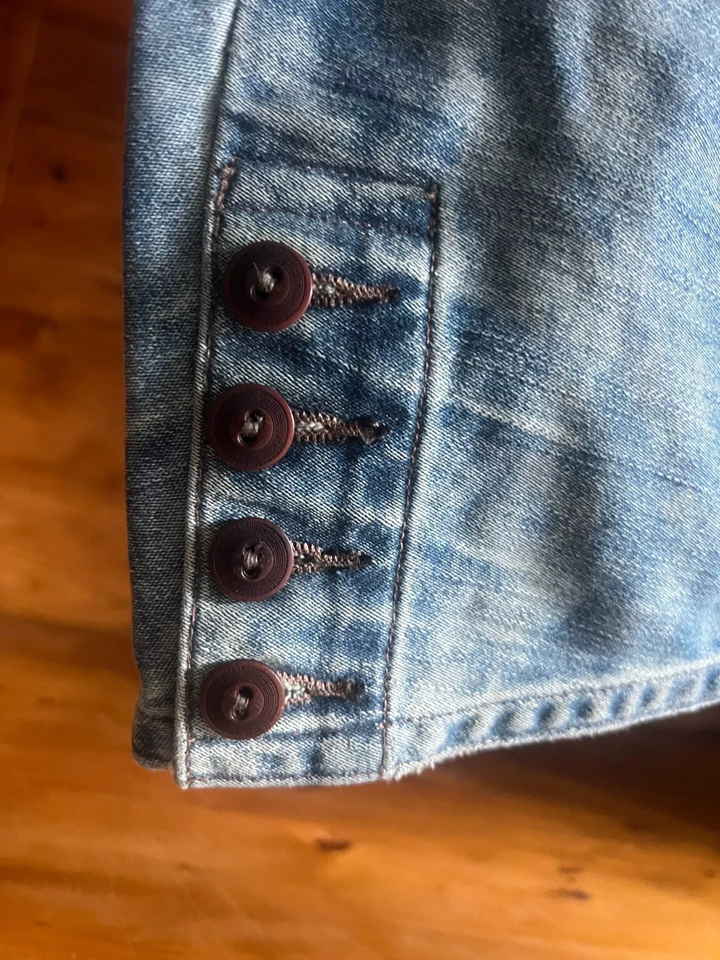 double rrl denim suspender pants