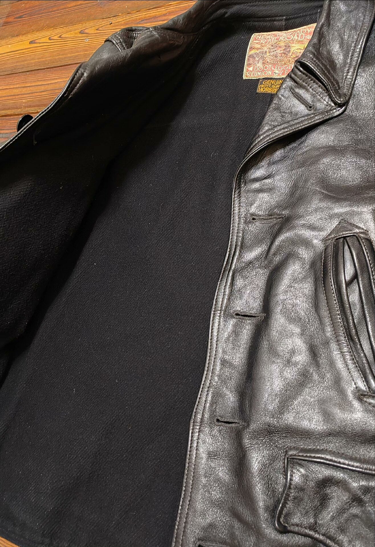 FREEWHEELERS Dispatcher Leather Jacket