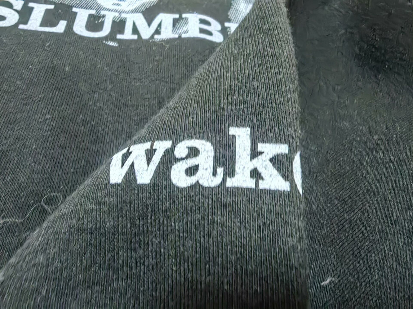 slumbers × fragment design black hooded sweatshirt