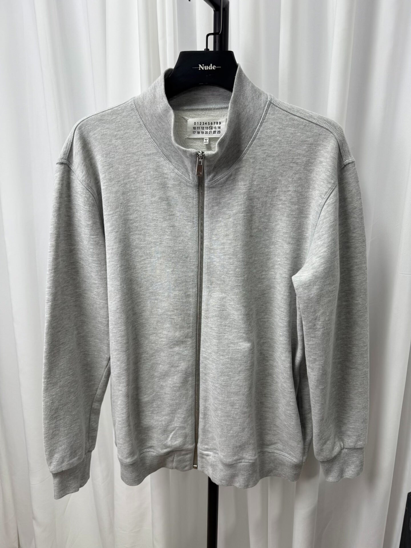 Maison Margiela Cozy Zip Jacket in Gray