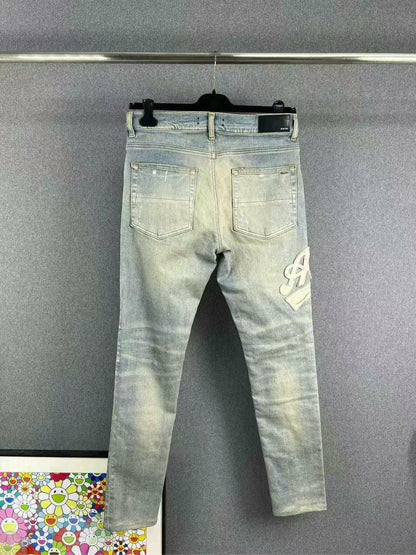 amiri logo denim pants in great condition