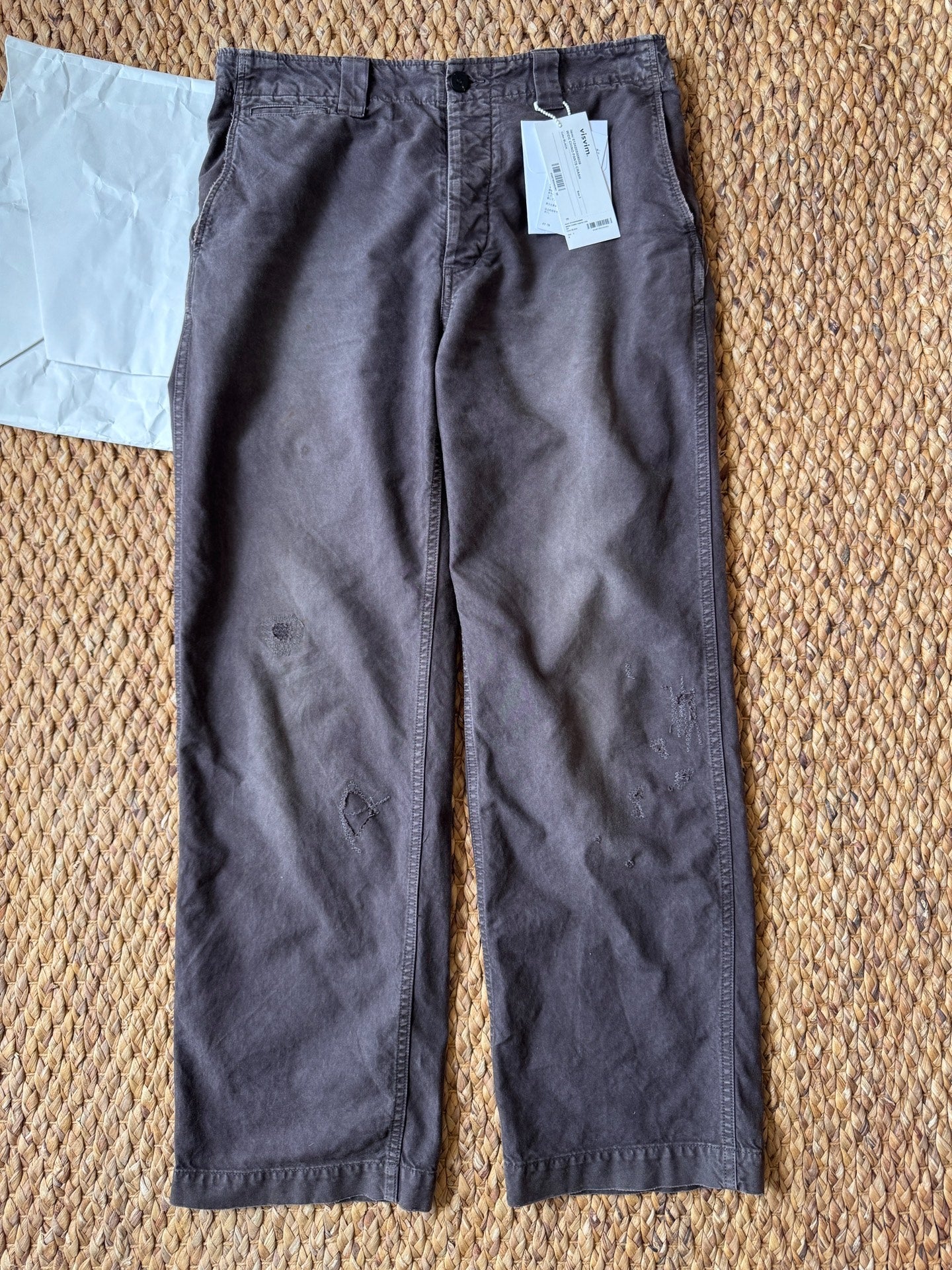 VISVIM 24AW Wide Chino Pants Crash