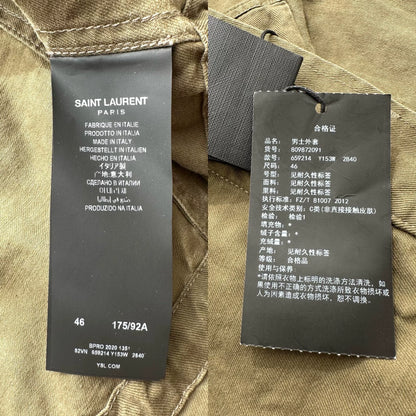 Saint Laurent Olive Green Hunting Jacket