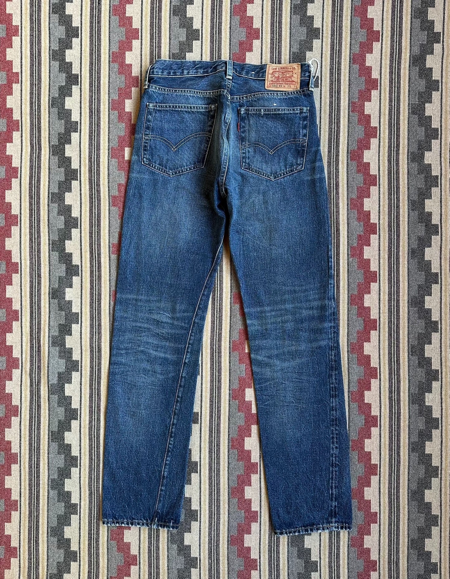 levi's vintage 501zxx denim jeans blue