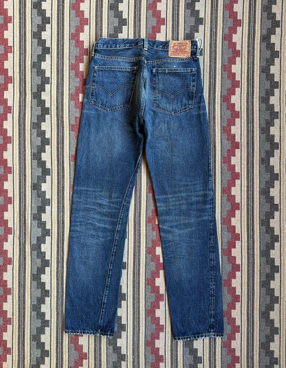 levi's vintage 501zxx denim jeans blue