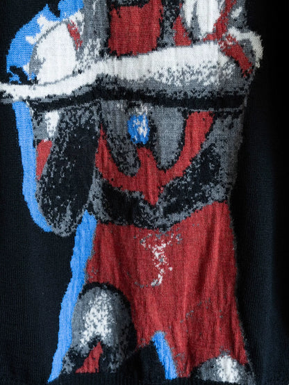yohji yamamoto ultraman knit long sleeve shirt