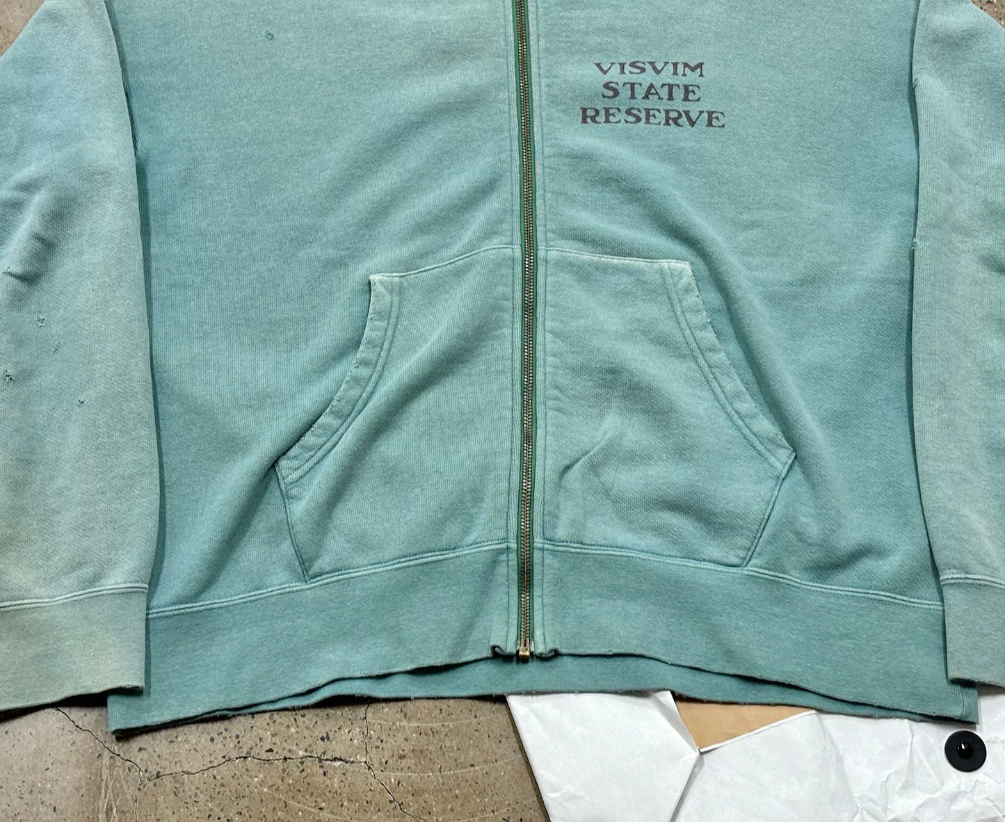 visvim jumbo sb hoodie zip-up