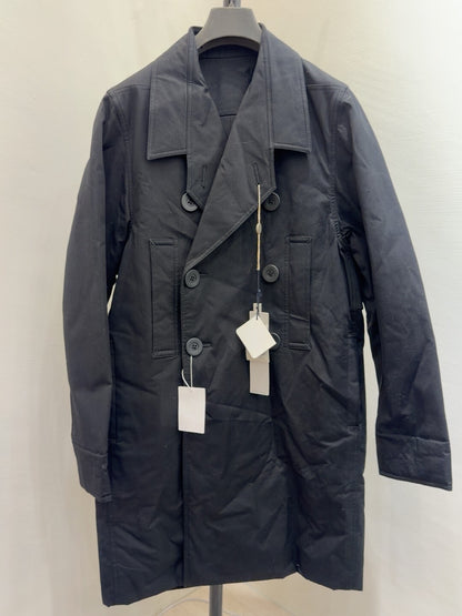 Rick Owens FW15 Black Cotton Coat
