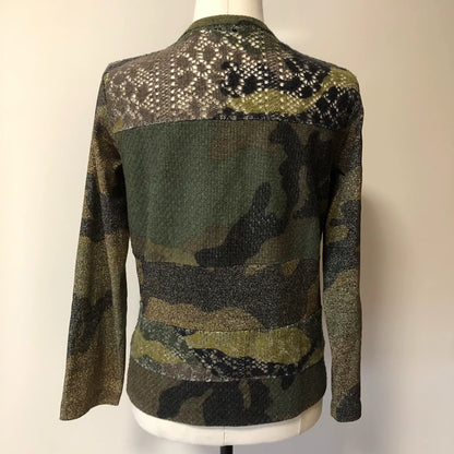 Comme des Garçons Camouflage Paneled Top