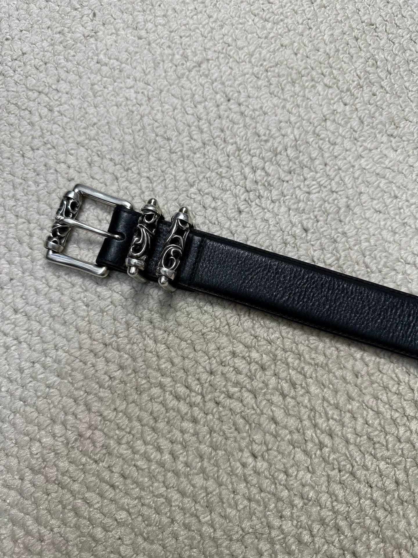 Chrome Hearts Vine Carved Roller Belt