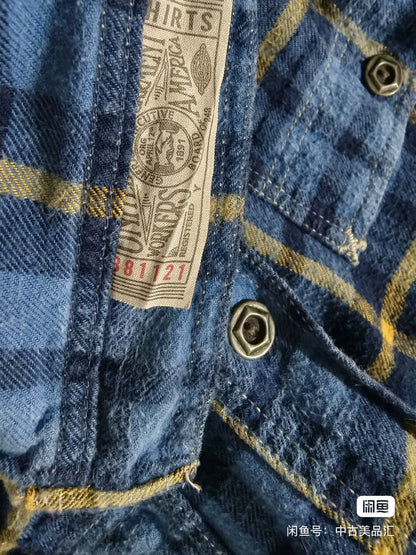 vintage Flannel Checkered Shirt by FREEWHEELERS