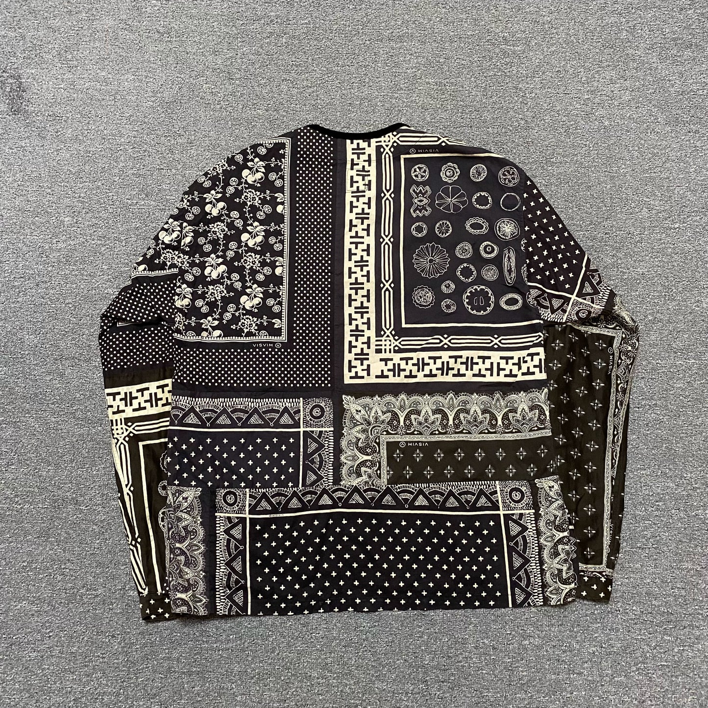 VISVIM 19SS ICT Black White Pattern Shirt